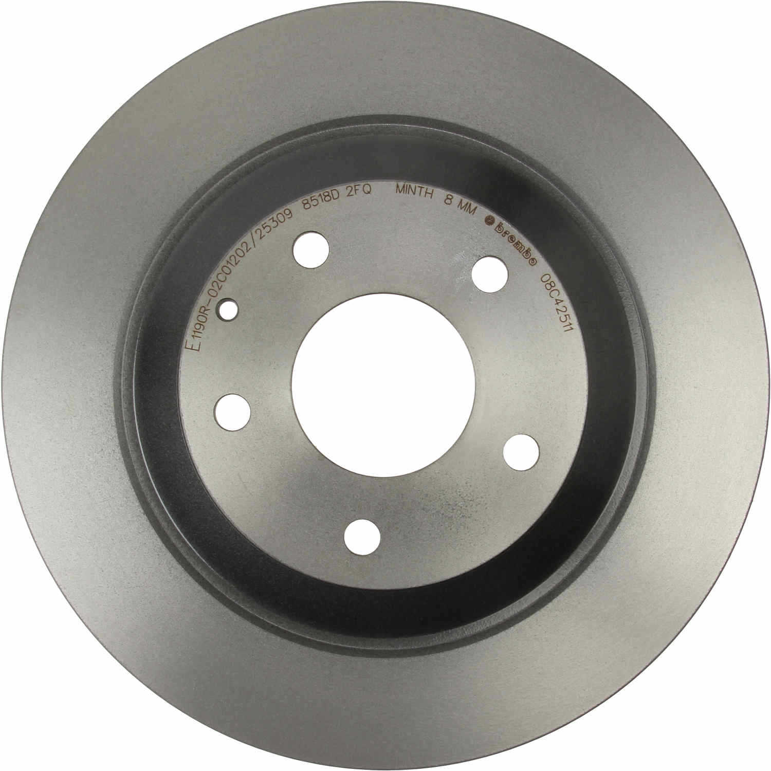 Premium UV Coated Rear Brake Rotor Brembo 205-08.C425.11