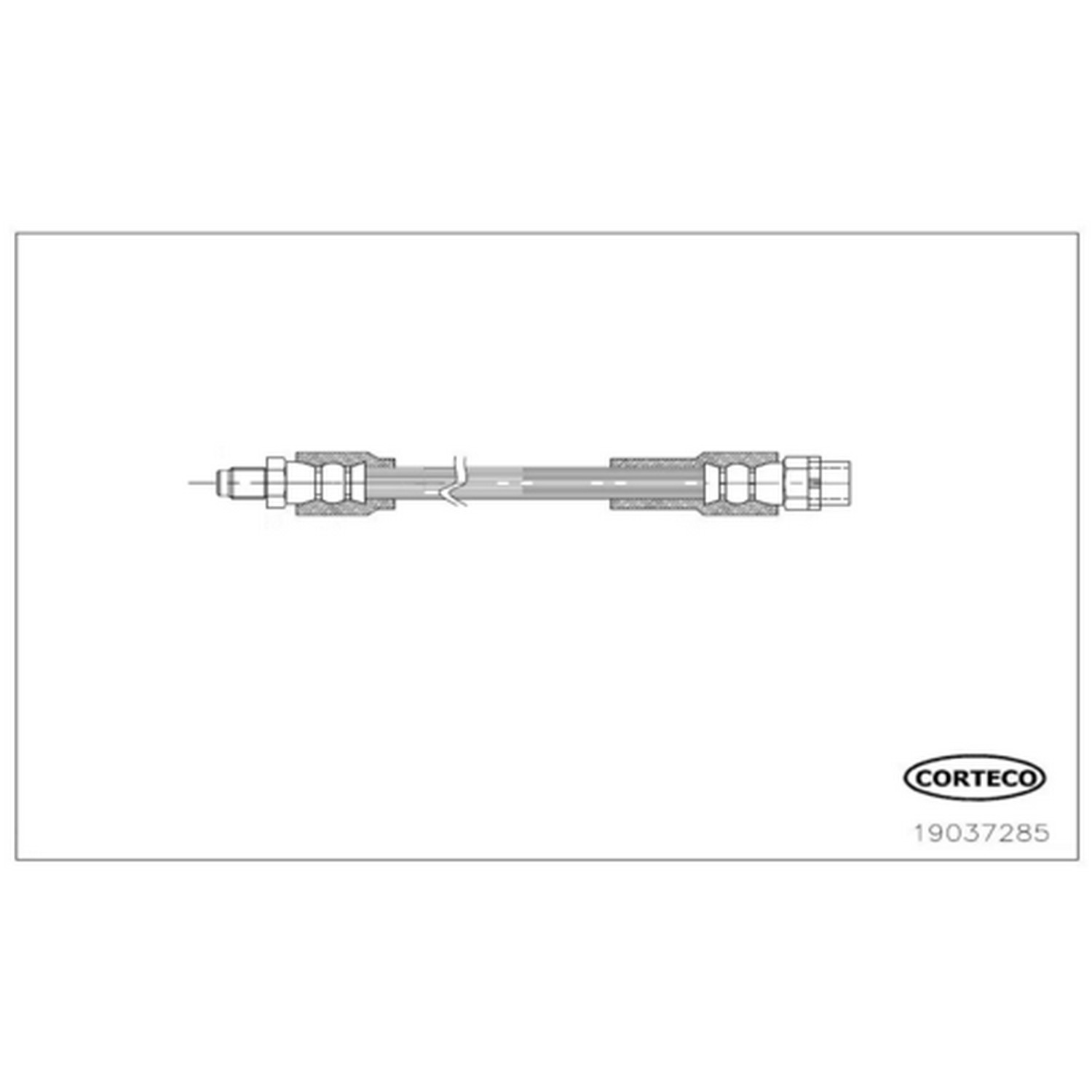 Brake Hose Corteco 338-19037285