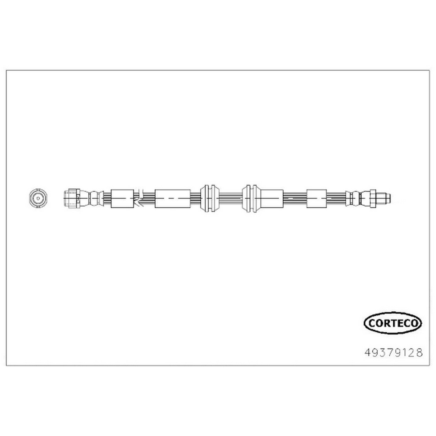 Brake Hose Corteco 338-49379128