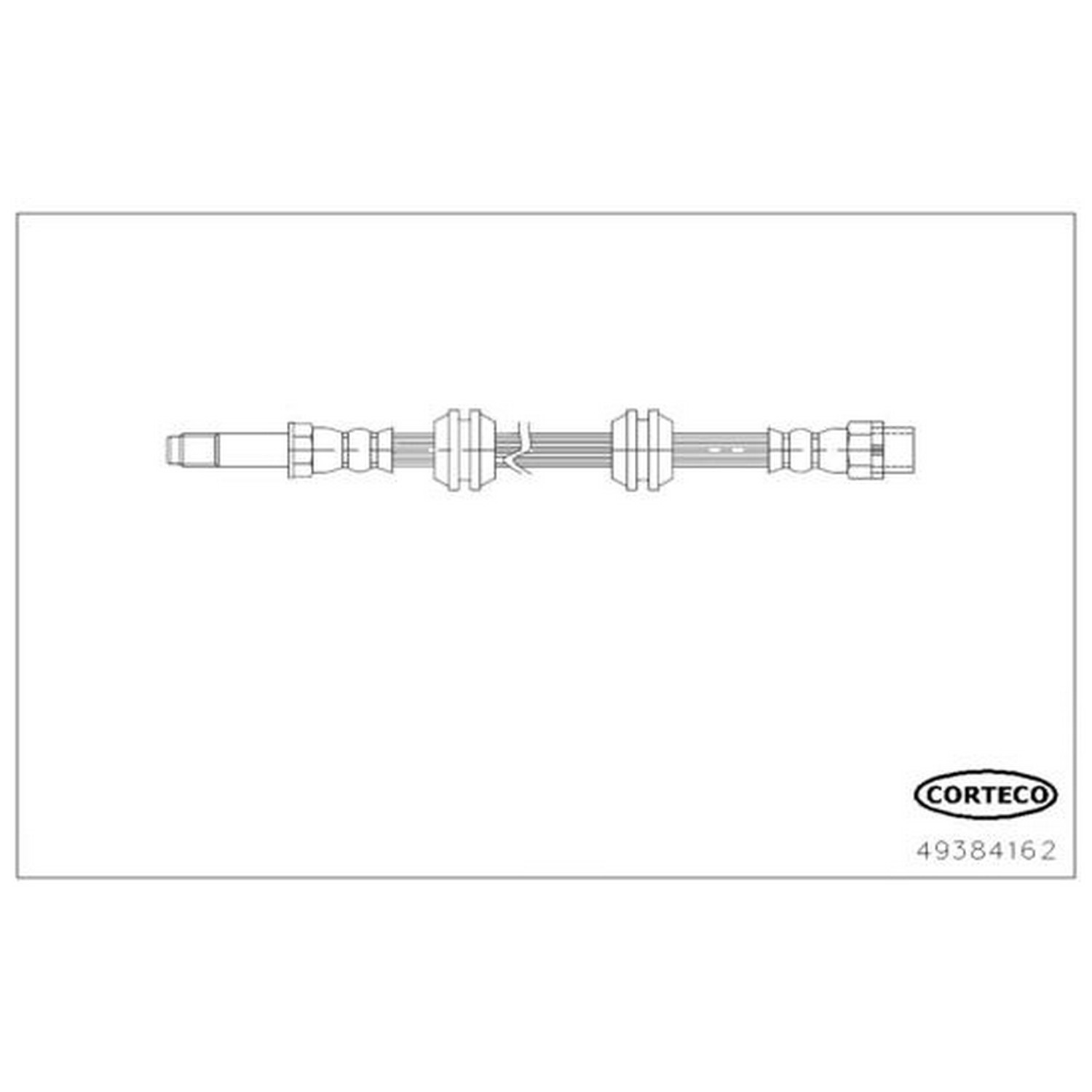 Brake Hose Corteco 338-49384162