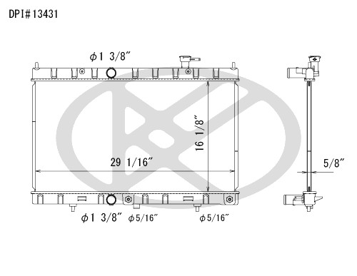 Koyorad Radiator A13431 Koyorad 361-A13431