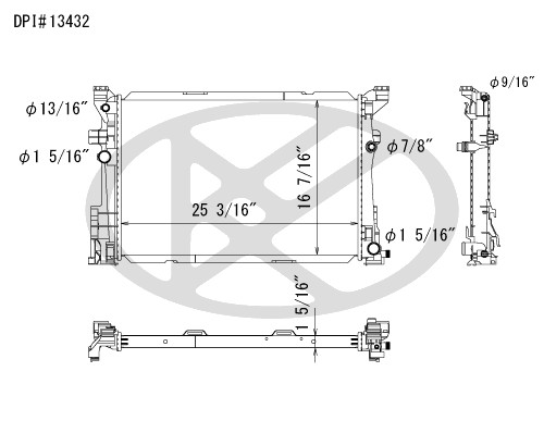 Koyorad Radiator A13432 Koyorad 361-A13432