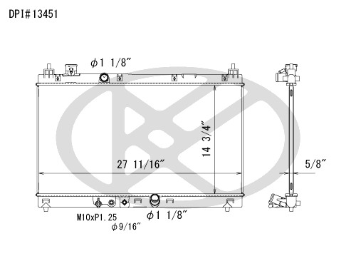 Koyorad Radiator A13451 Koyorad 361-A13451