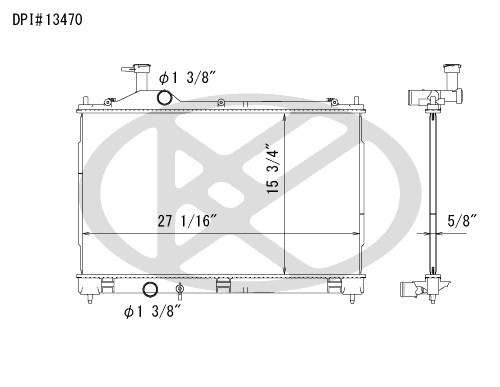 Koyorad Radiator A13470 Koyorad 361-A13470