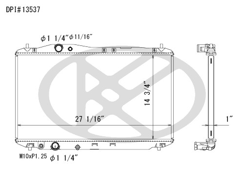 Koyorad Radiator A13537 Koyorad 361-A13537