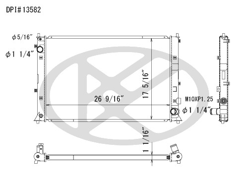 Koyorad Radiator A13582 Koyorad 361-A13582
