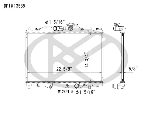 Koyorad Radiator A13585 Koyorad 361-A13585