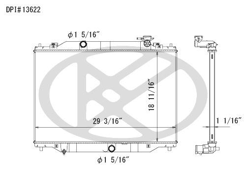 Koyorad Radiator A13622 Koyorad 361-A13622