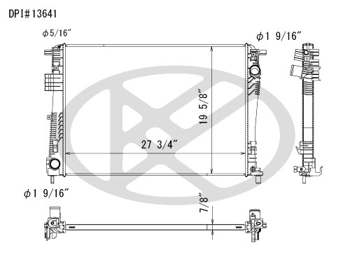 Koyorad Radiator A13641 Koyorad 361-A13641