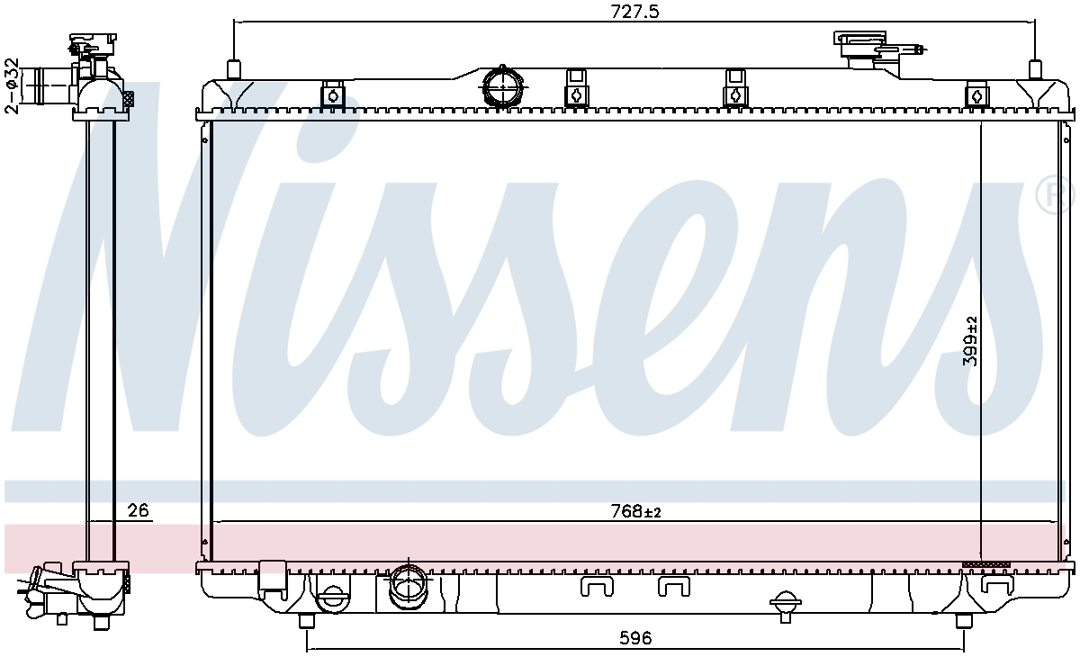 Radiator Nissens 327-606310