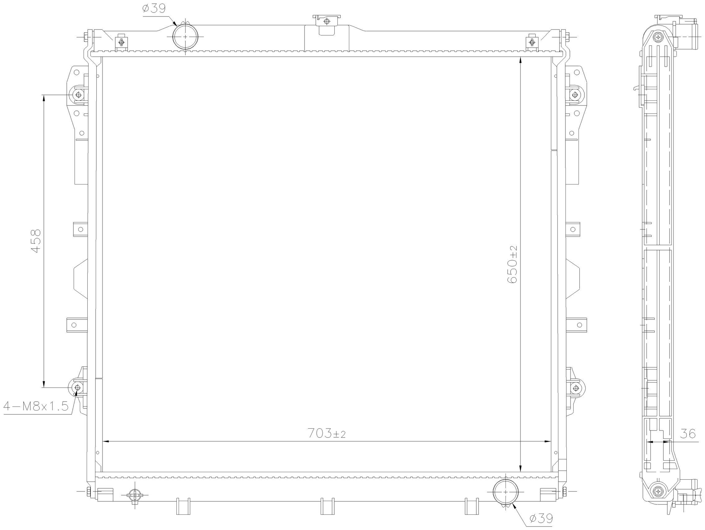 Radiator Nissens 327-606523