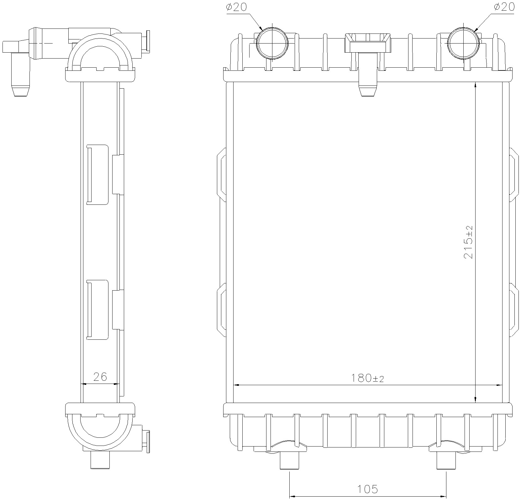 Radiator Nissens 327-606645