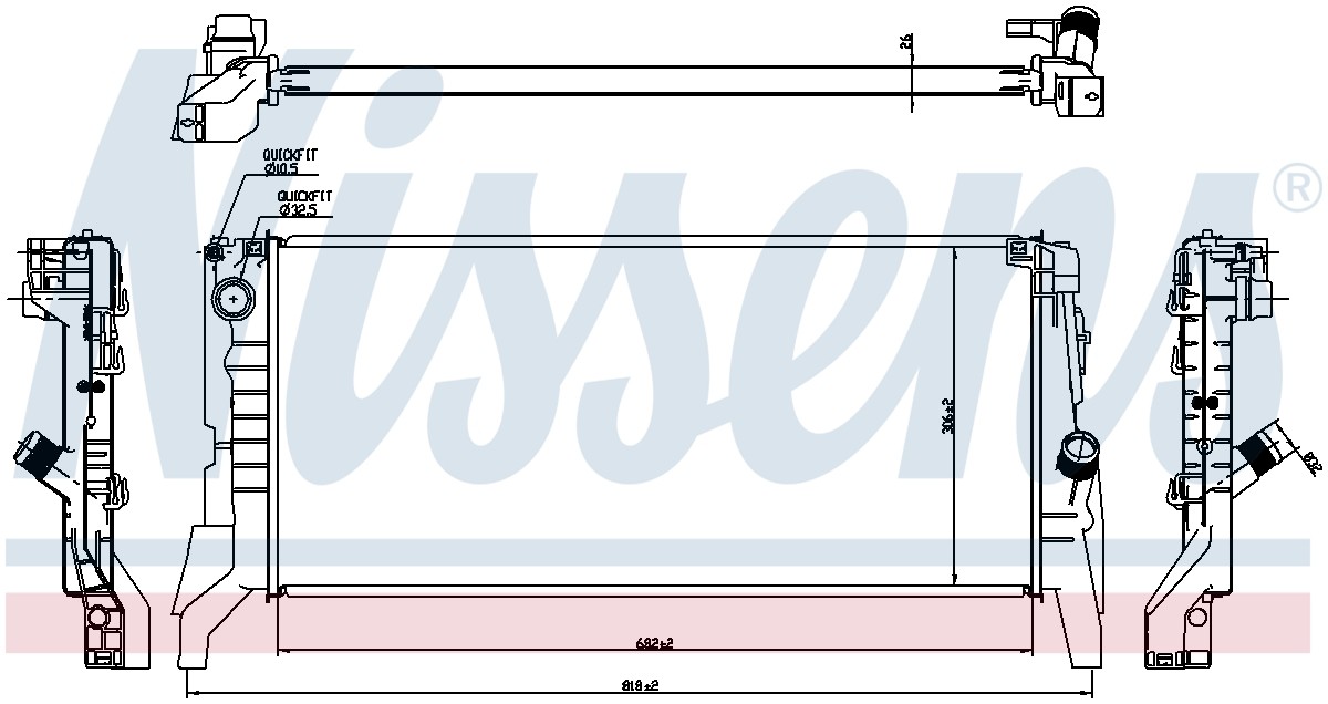 Radiator Nissens 327-60861