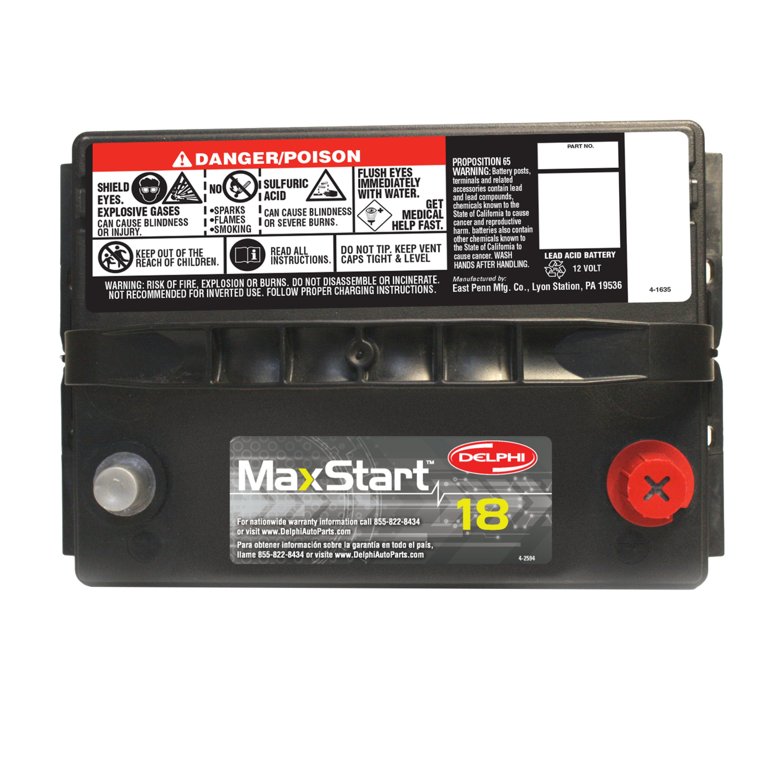 Auto/LTV Battery Delphi 353-BU5035