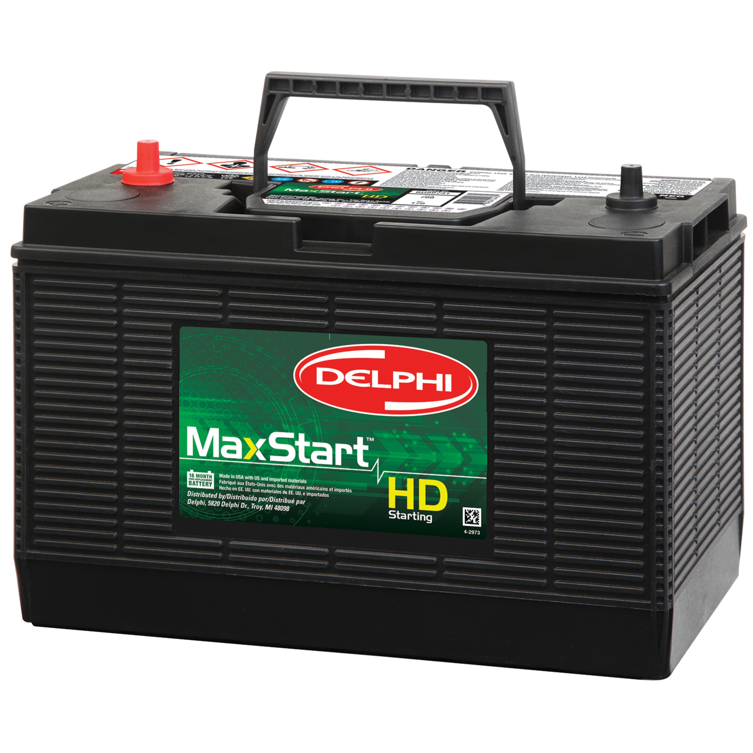 12V Commer Battery Delphi 353-BU801031