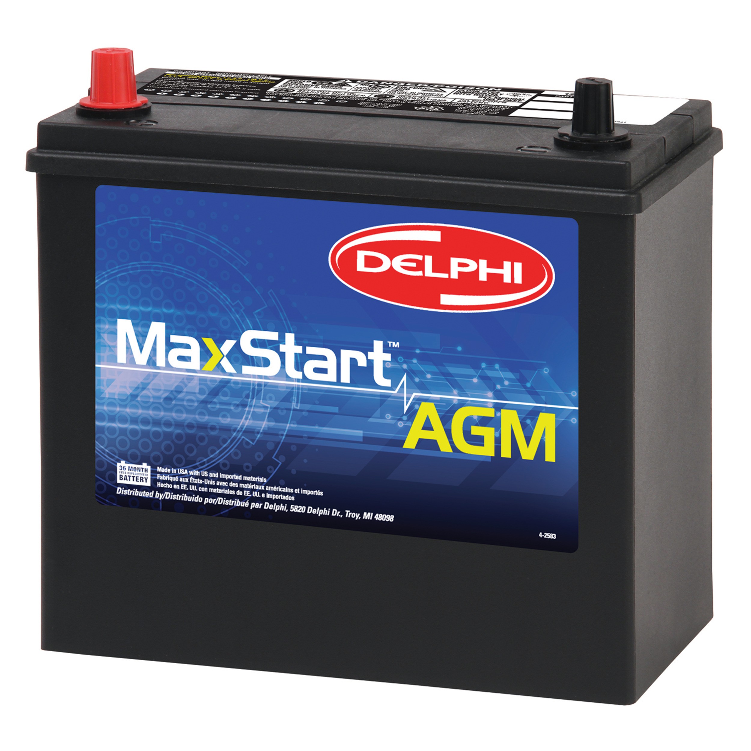 AGM Auto/LTV Battery Delphi 353-BU9051P