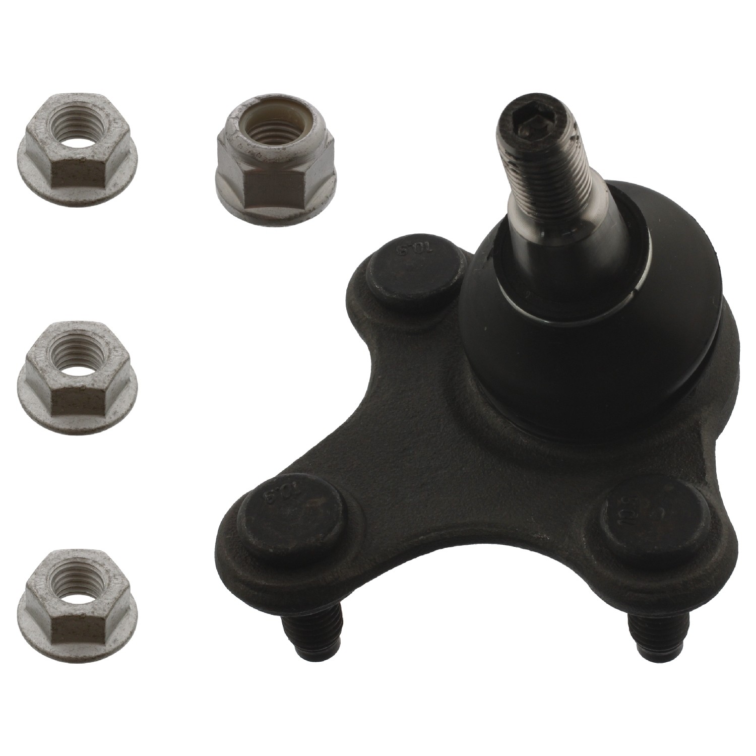 Ball Joint with lock nuts Febi-Bilstein 766-40669