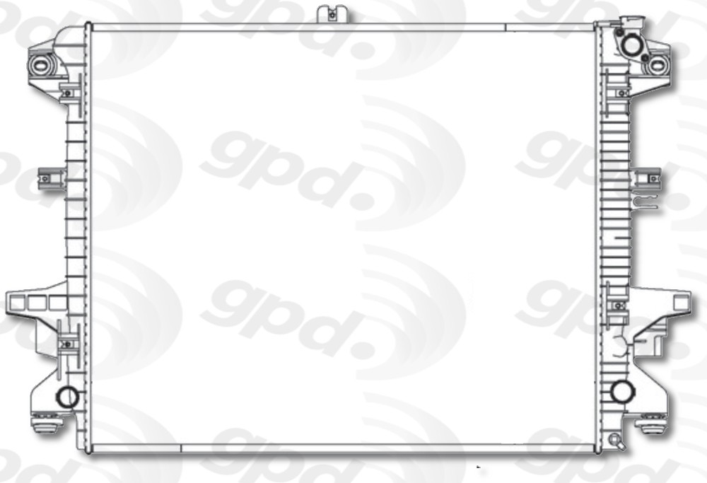 gpd Radiator 13652C Global Parts Distributors LLC 630-13652C