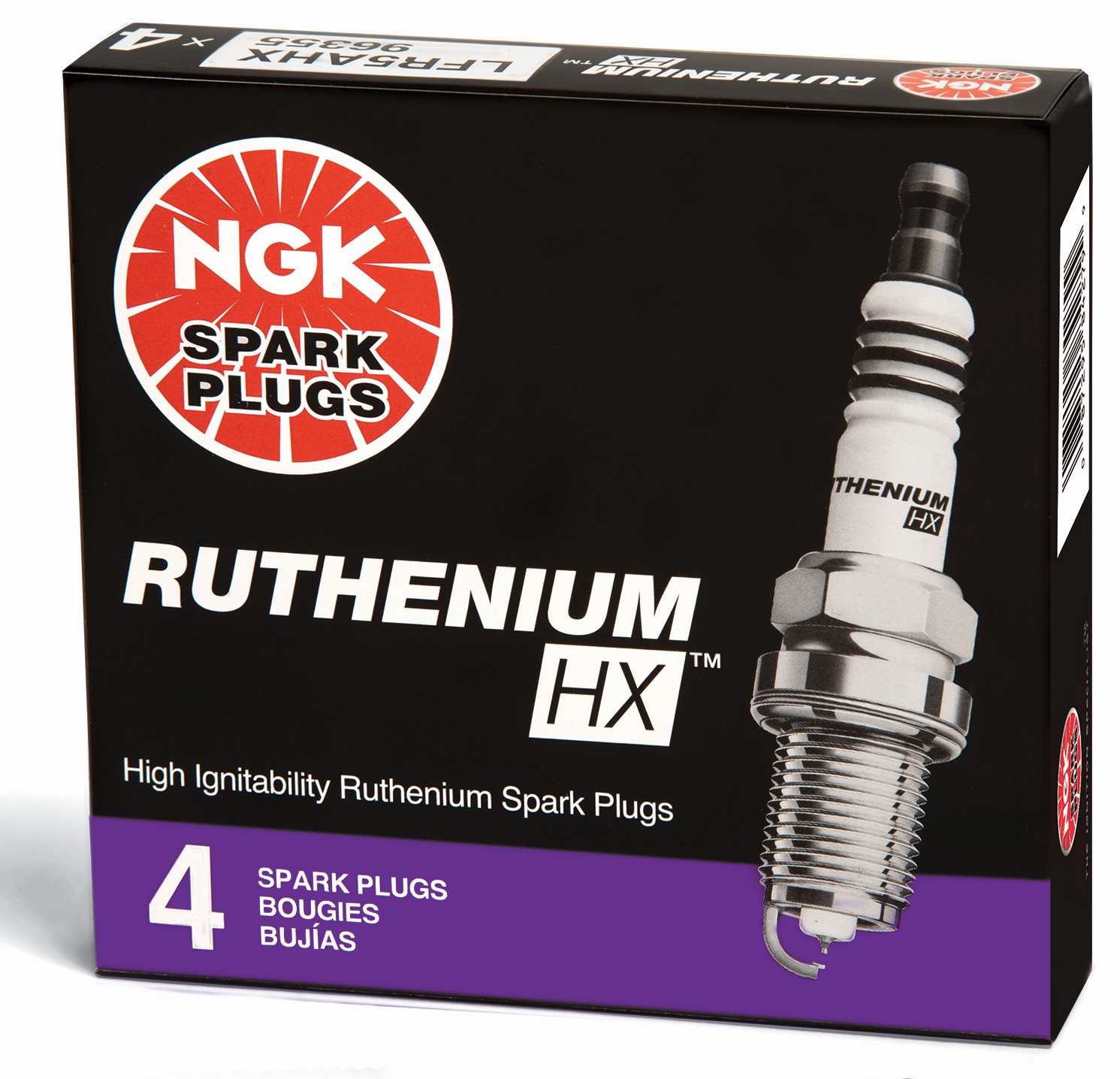 NGK Ruthenium HX High Ignitability Spark Plug NGK 481-96358