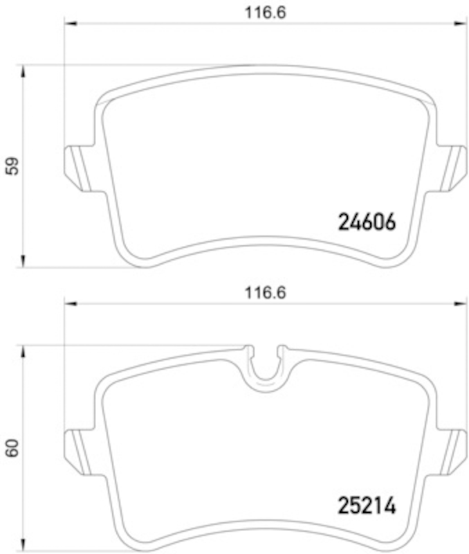 Disc Brake Pad Set Hella Pagid 676-355016061