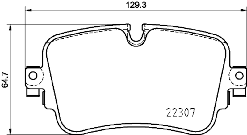 Disc Brake Pad Set Hella Pagid 676-355025681 for 2021 Audi S8