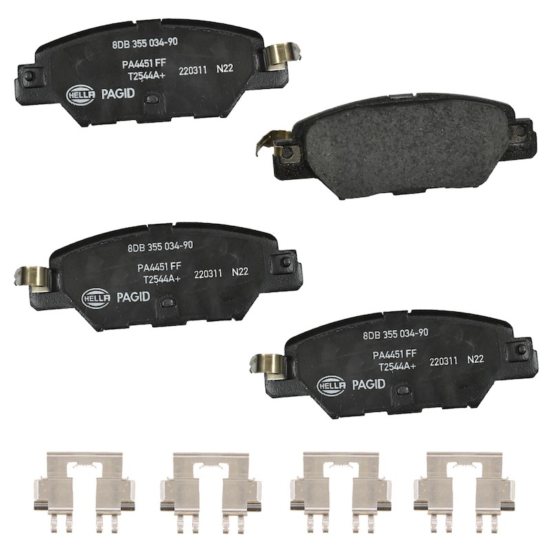 Disc Brake Pad Set Hella Pagid 676-355034901