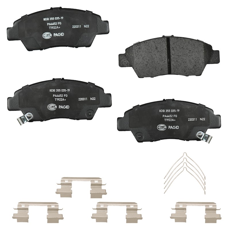 Disc Brake Pad Set Hella Pagid 676-355035191