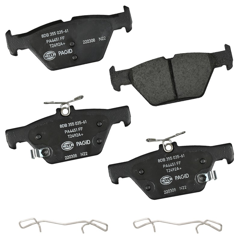 Disc Brake Pad Set Hella Pagid 676-355035611