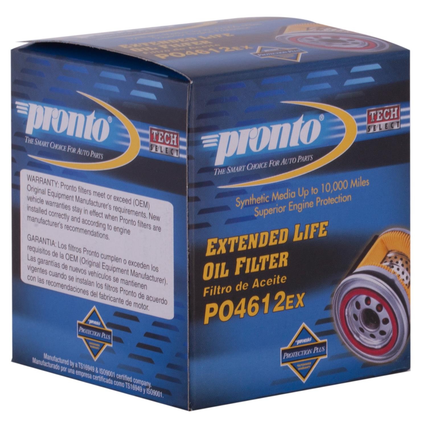 Engine Oil Filter Pronto 455-PO4612EX