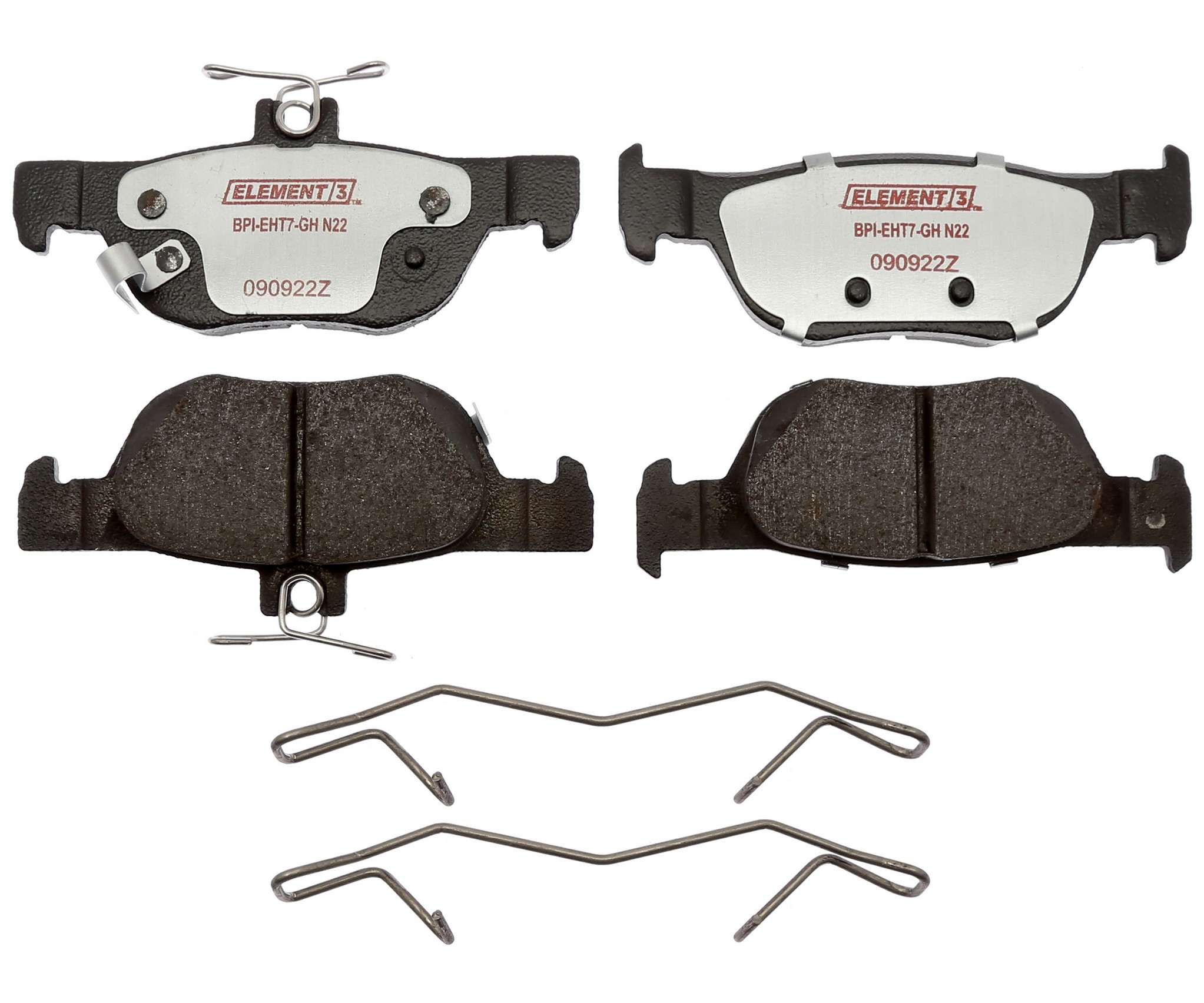 Raybestos Element3 Hybrid Brake Pad Set Raybestos Brakes 748-EHT2219H