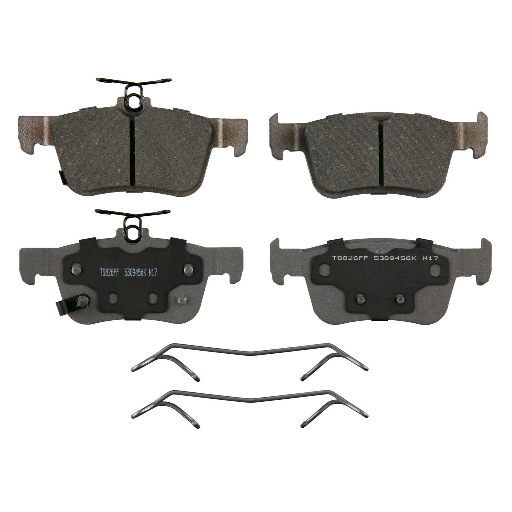 ThermoQuiet Rear Disc Brake Pad Set Ceramic Wagner Brake 621-QC1878