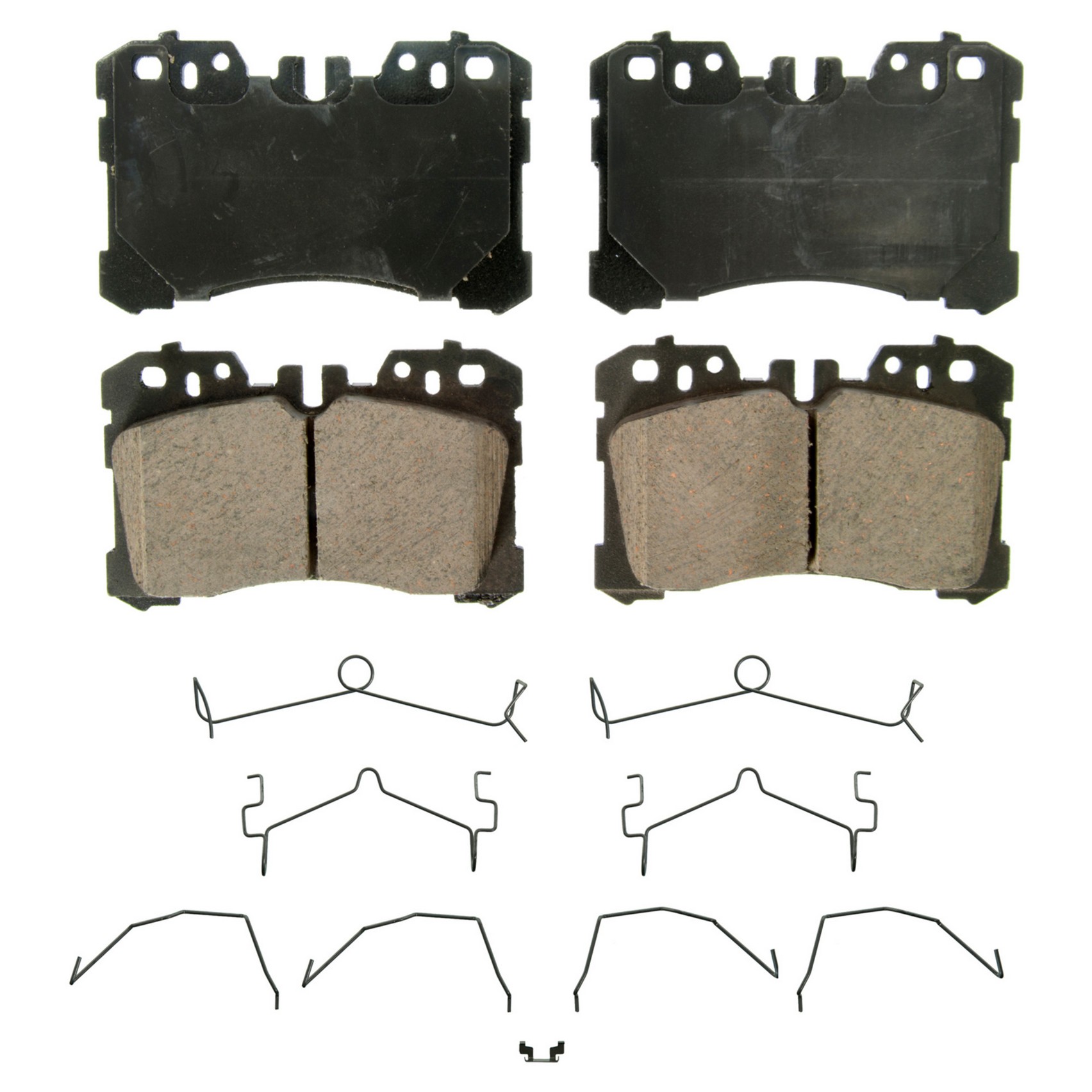QuickStop Front Disc Brake Pad Set Ceramic Wagner Brake 621-ZD1282