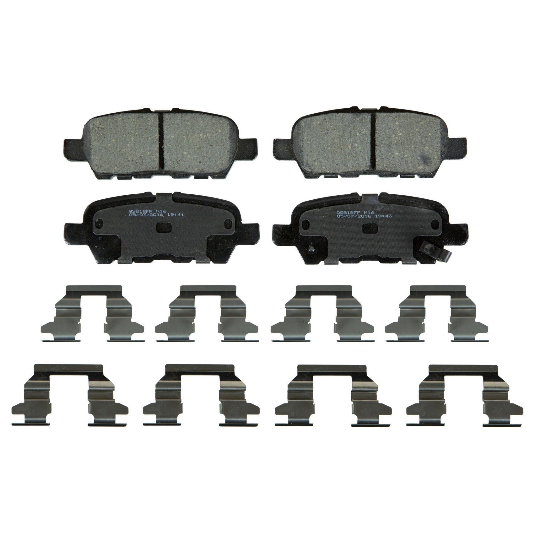 QuickStop Rear Disc Brake Pad Set Ceramic Wagner Brake 621-ZD1393A
