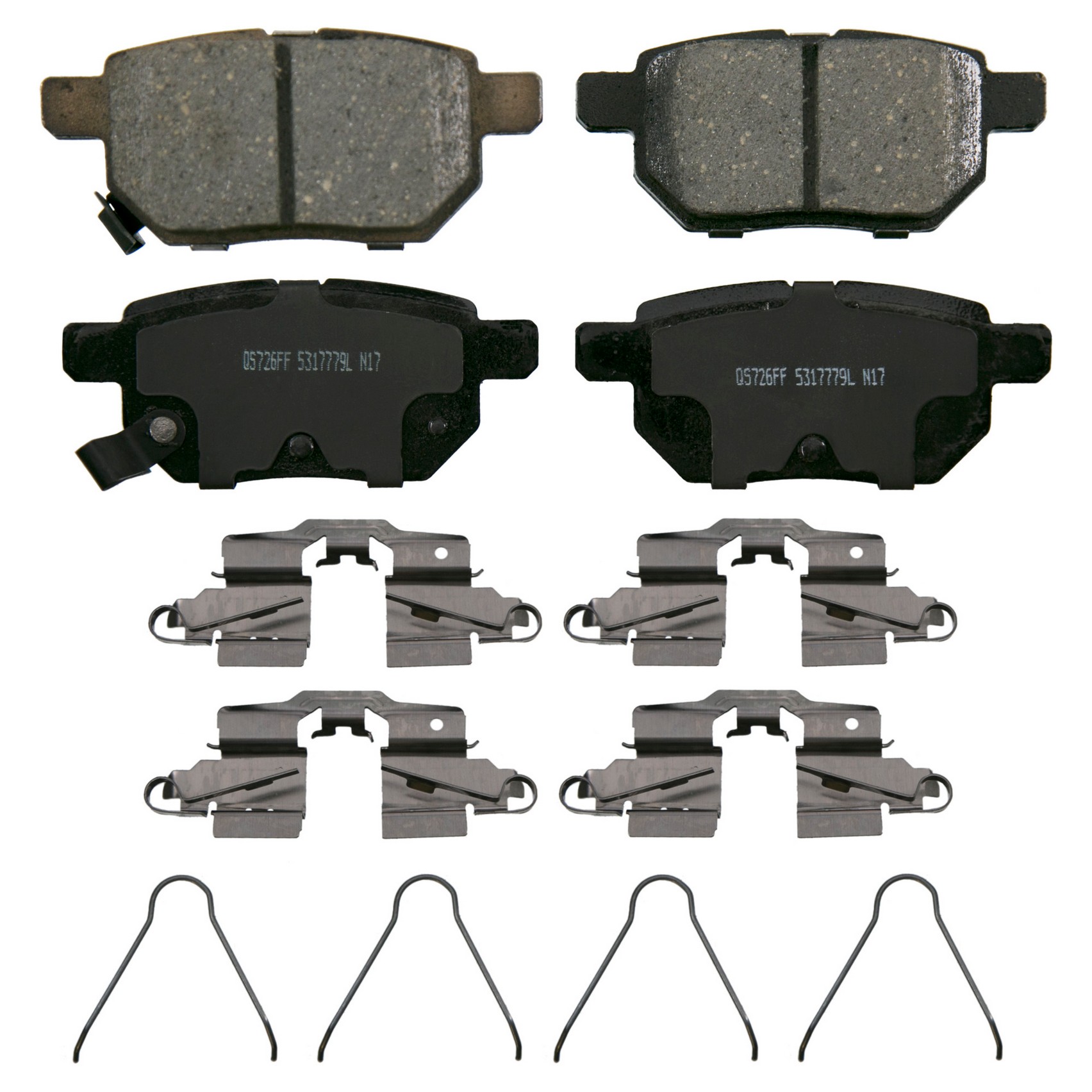 QuickStop Rear Disc Brake Pad Set Ceramic Wagner Brake 621-ZD1423