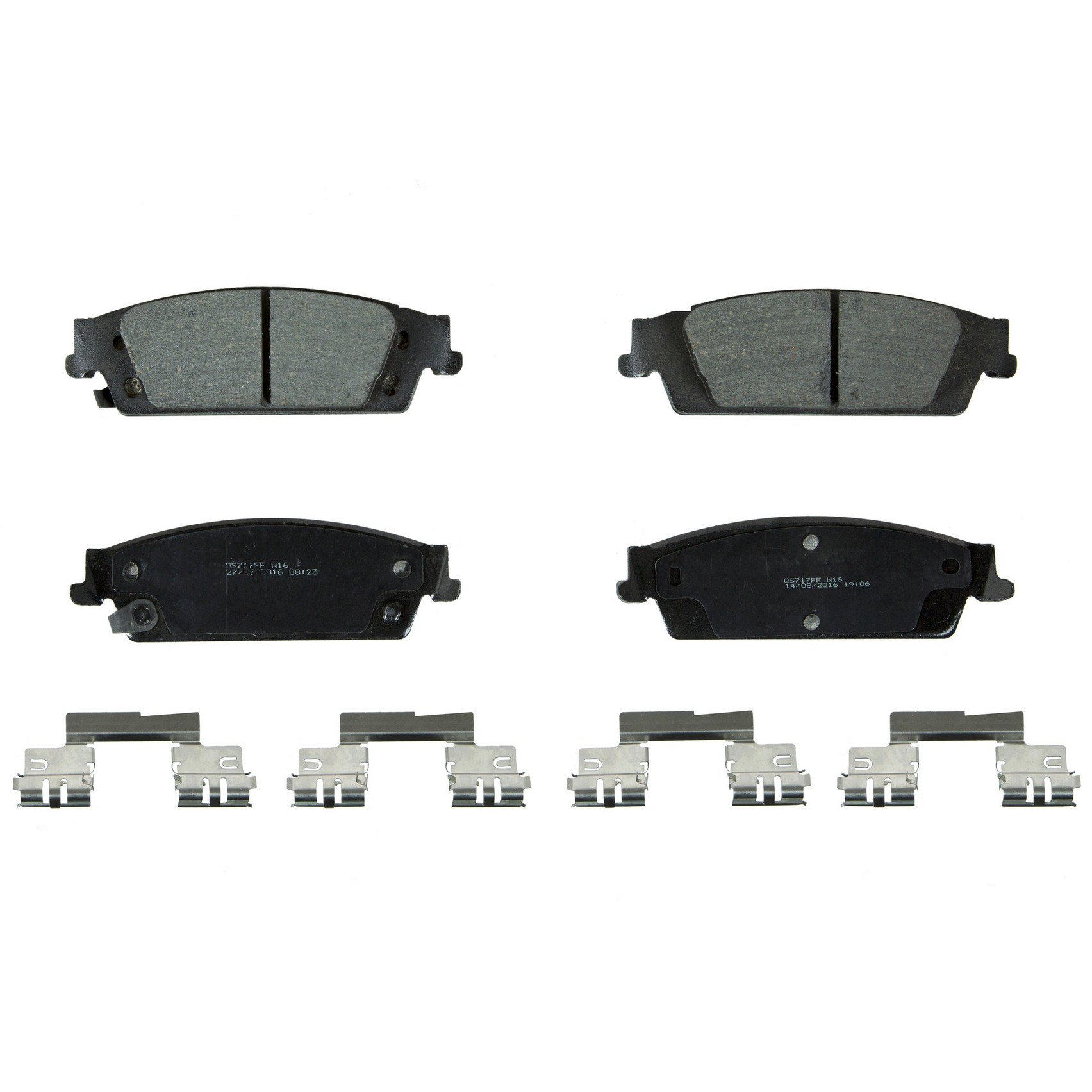QuickStop Rear Disc Brake Pad Set Ceramic Wagner Brake 621-ZD1707