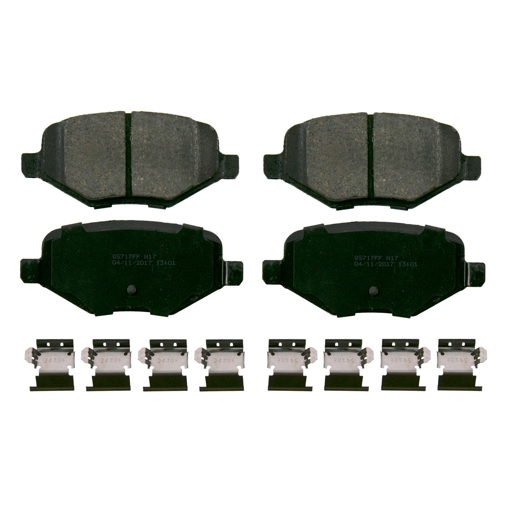 QuickStop Rear Disc Brake Pad Set Ceramic Wagner Brake 621-ZD1754