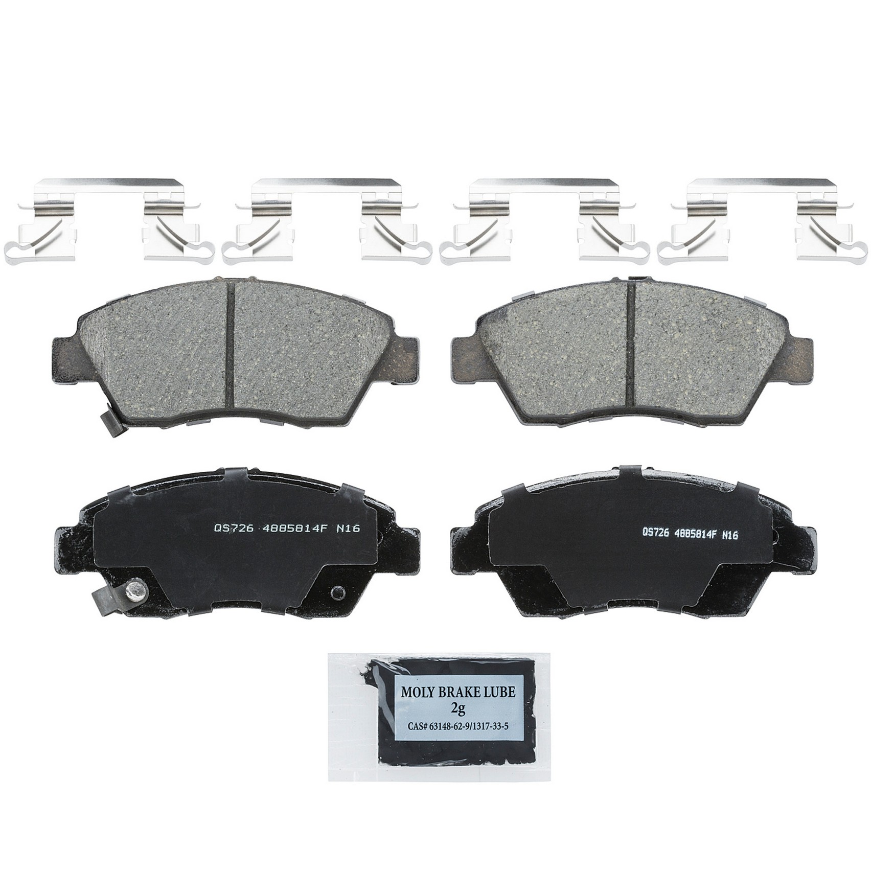 QuickStop Front Disc Brake Pad Set Ceramic Wagner Brake 621-ZD1783