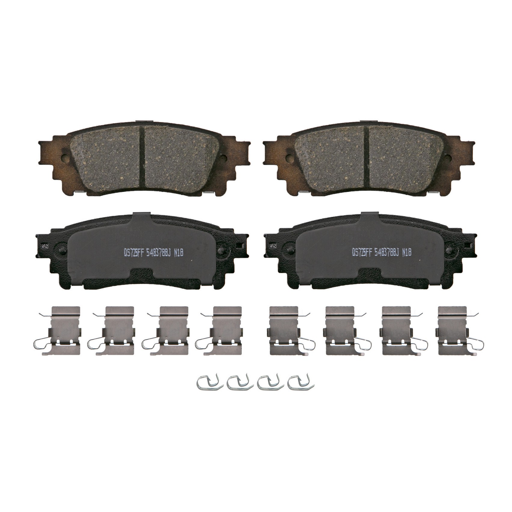 QuickStop Rear Disc Brake Pad Set Ceramic Wagner Brake 621-ZD1805