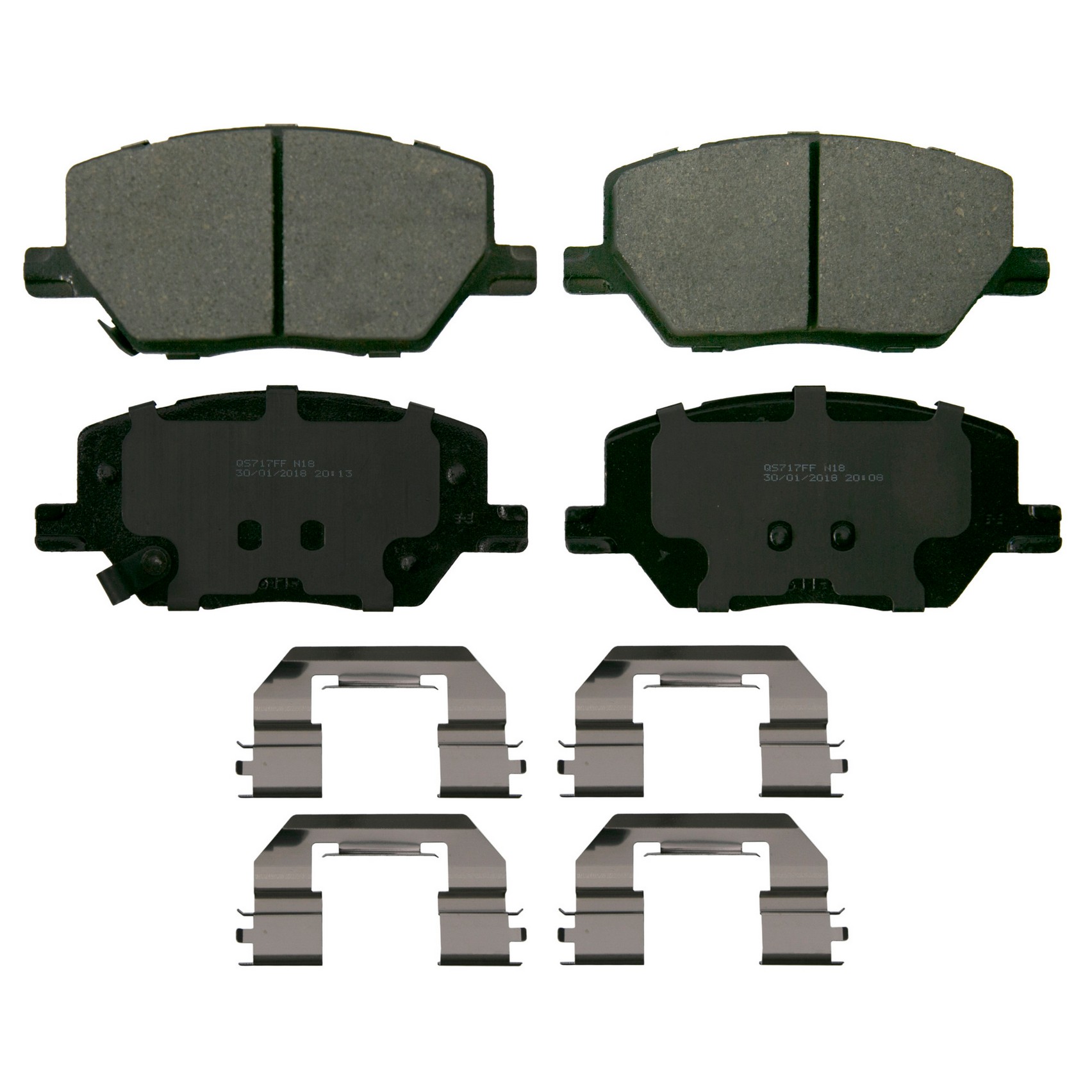 QuickStop Front Disc Brake Pad Set Ceramic Wagner Brake 621-ZD1811