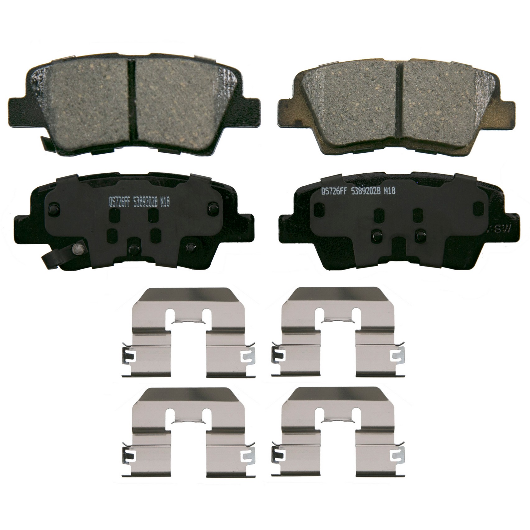 QuickStop Rear Disc Brake Pad Set Ceramic Wagner Brake 621-ZD1812
