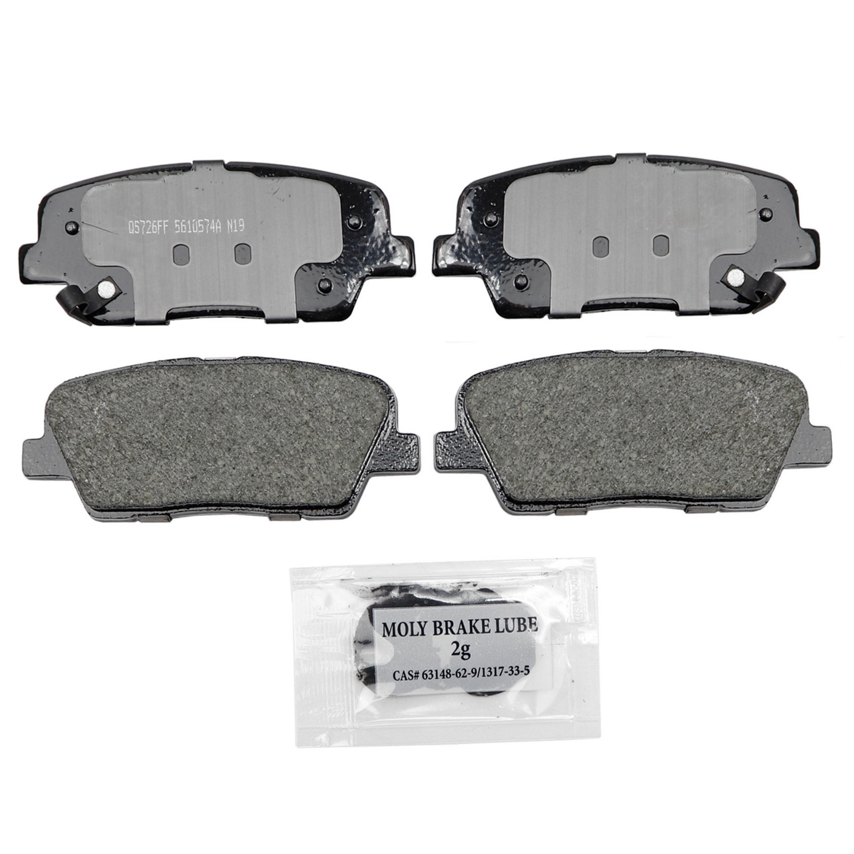 QuickStop Rear Disc Brake Pad Set Ceramic Wagner Brake 621-ZD1816A