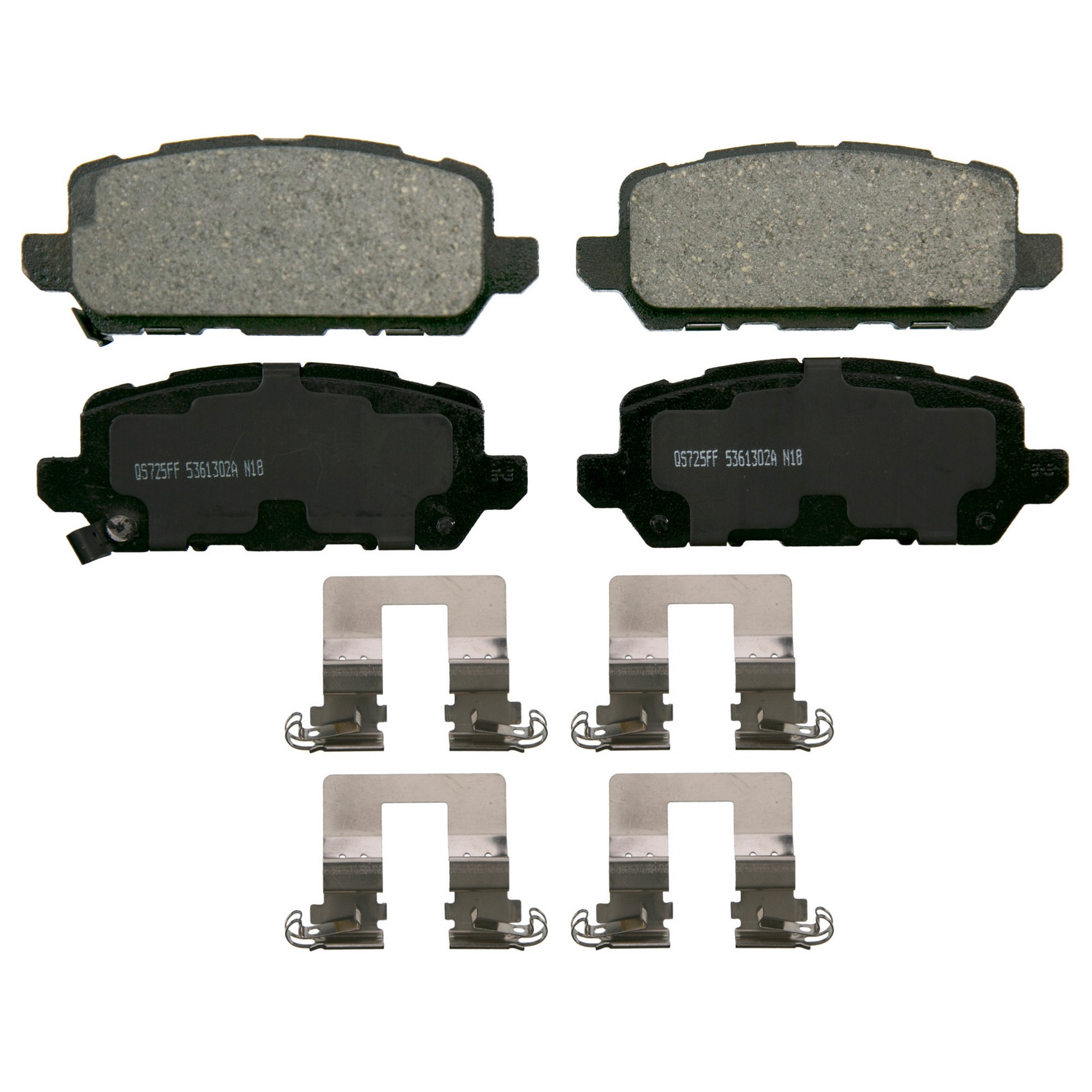 QuickStop Rear Disc Brake Pad Set Ceramic Wagner Brake 621-ZD1841