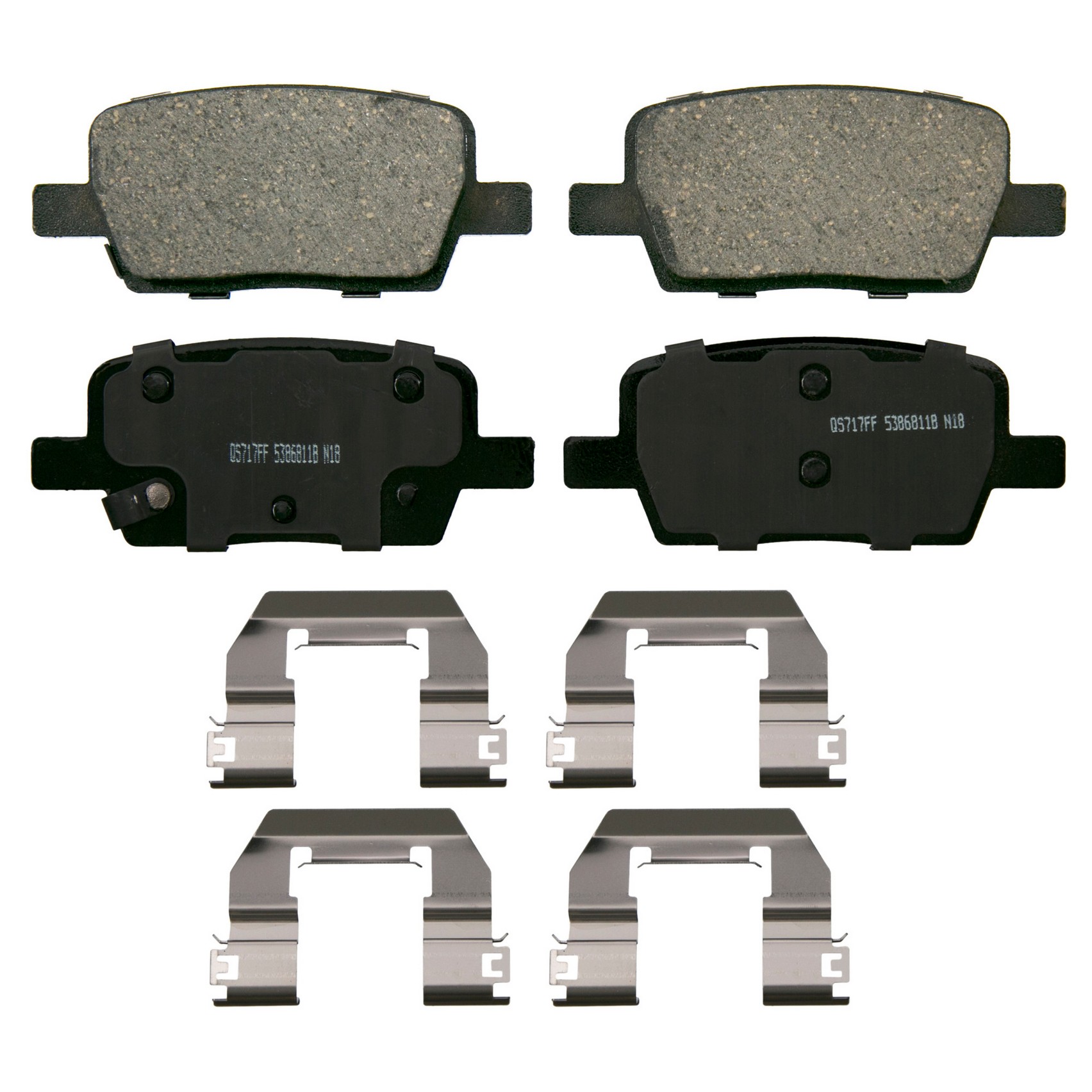 QuickStop Rear Disc Brake Pad Set Ceramic Wagner Brake 621-ZD1877