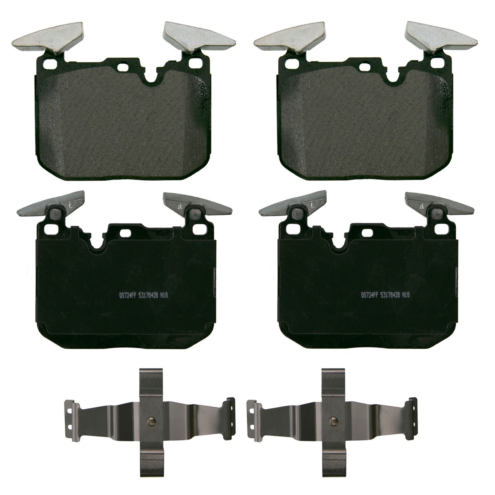 QuickStop Front Disc Brake Pad Set Ceramic Wagner Brake 621-ZD1880