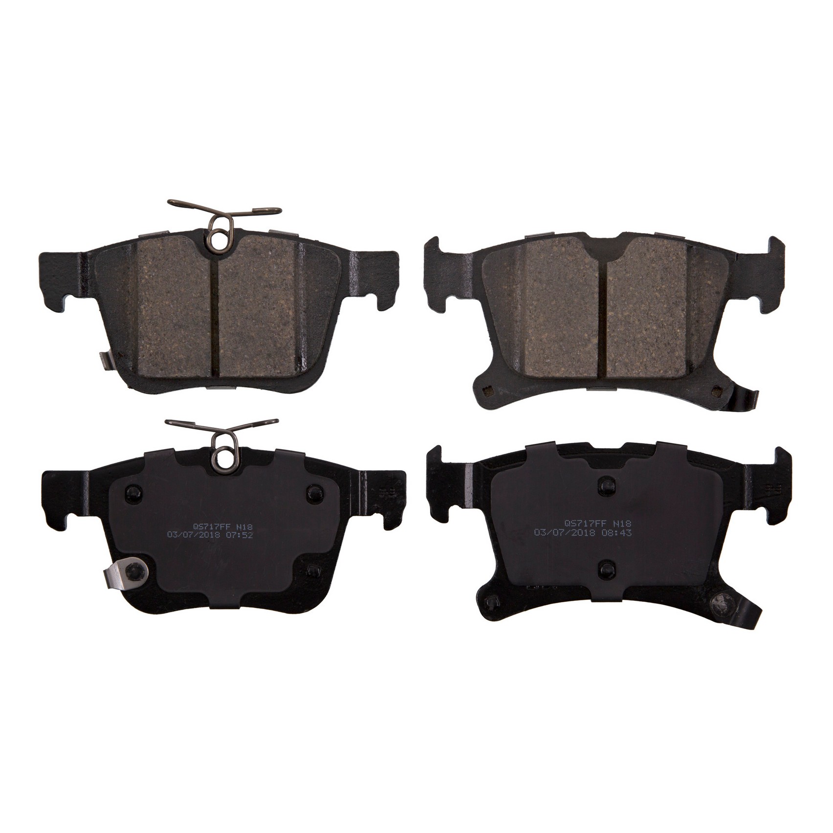 QuickStop Rear Disc Brake Pad Set Ceramic Wagner Brake 621-ZD1901