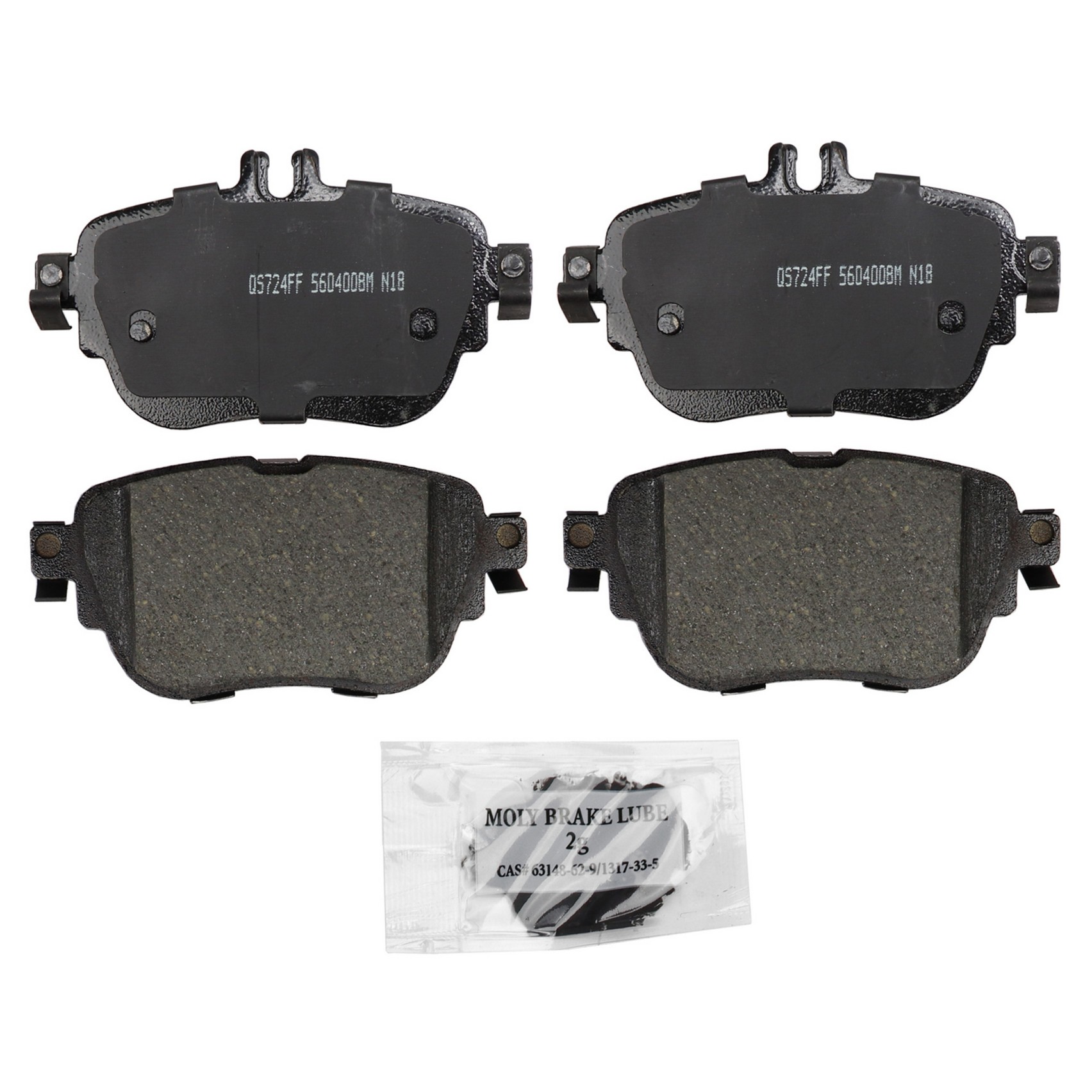 QuickStop Rear Disc Brake Pad Set Ceramic Wagner Brake 621-ZD1936