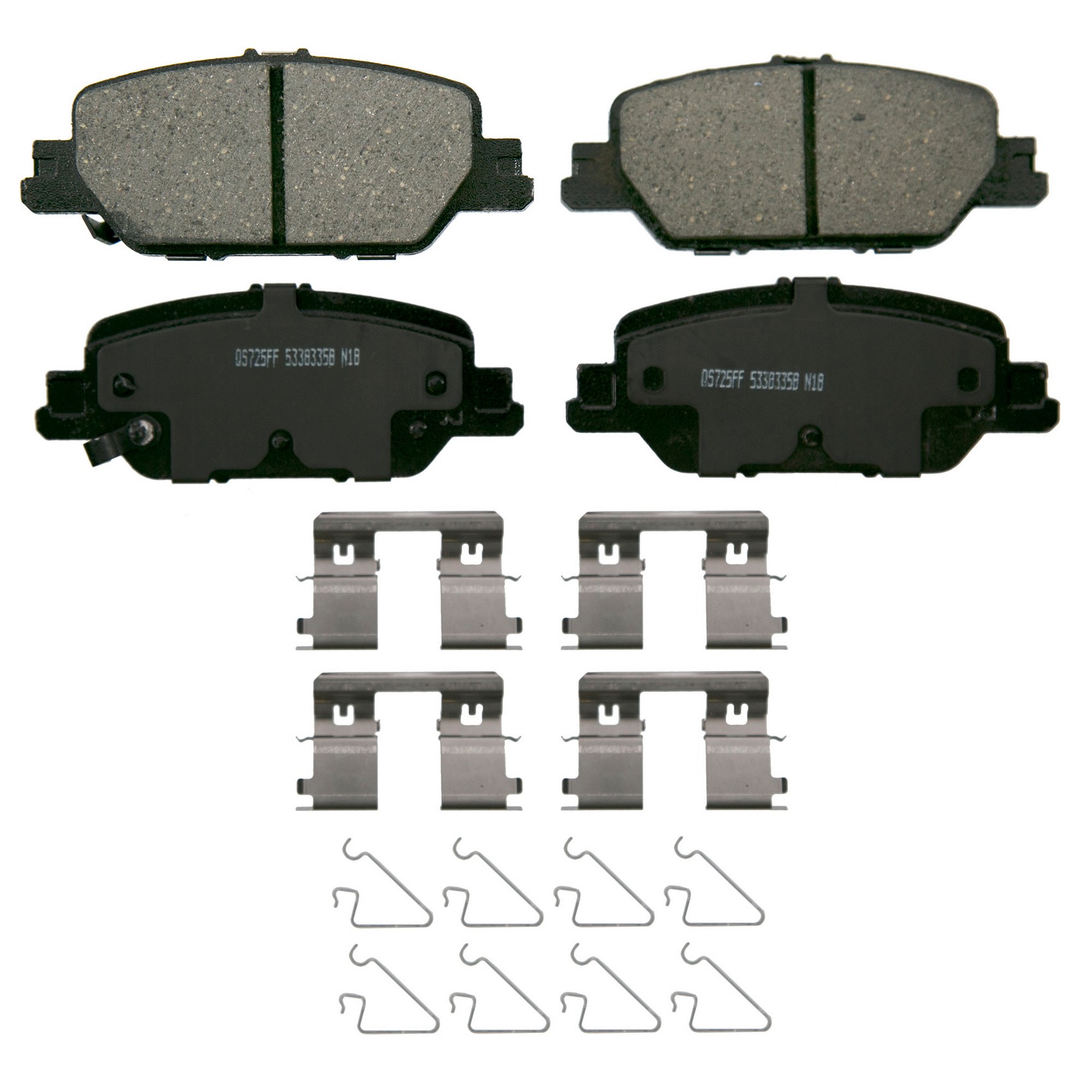 QuickStop Rear Disc Brake Pad Set Ceramic Wagner Brake 621-ZD2037