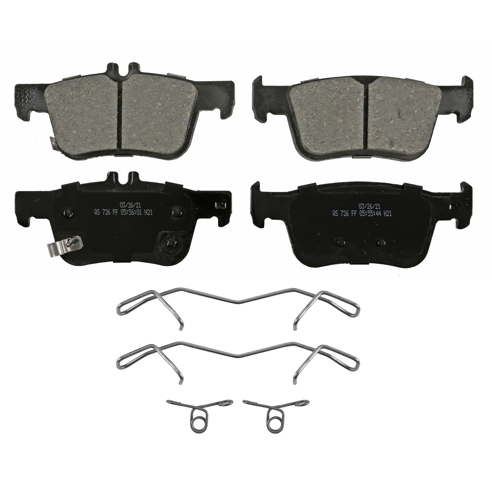 QuickStop Rear Disc Brake Pad Set Ceramic Wagner Brake 621-ZD2102