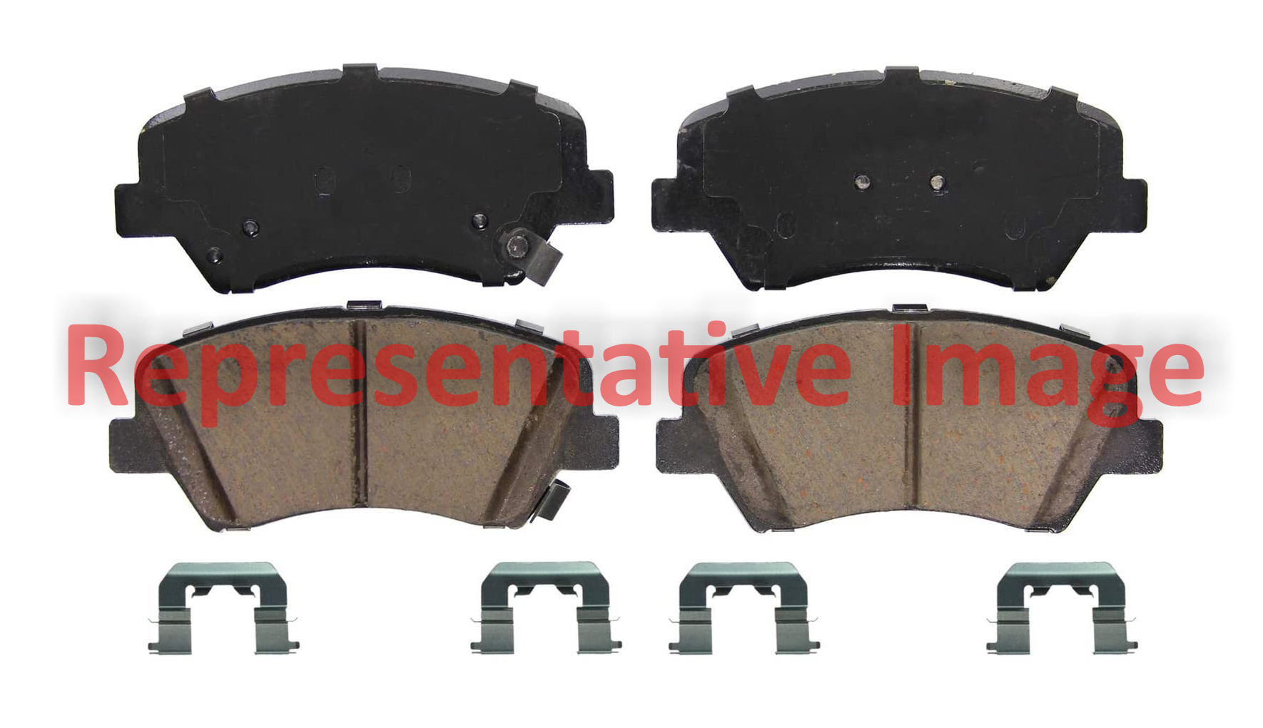 QuickStop Rear Disc Brake Pad Set Ceramic Wagner Brake 621-ZD2208