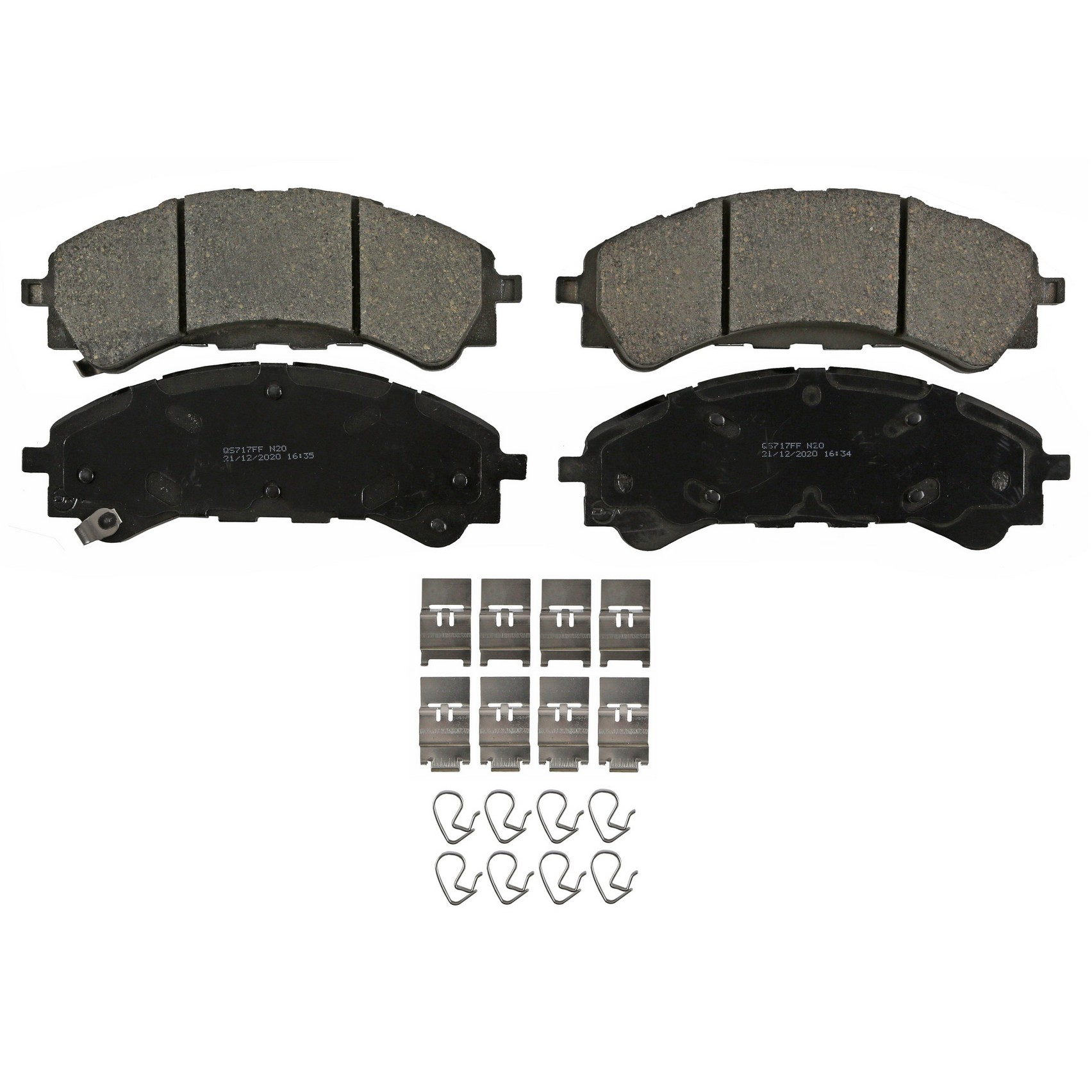QuickStop Front Disc Brake Pad Set Ceramic Wagner Brake 621-ZD2216